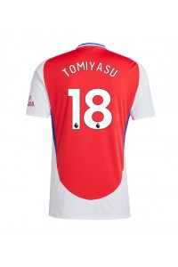 Arsenal Takehiro Tomiyasu #18 Fotballdrakt Hjemme Klær 2024-25 Korte ermer